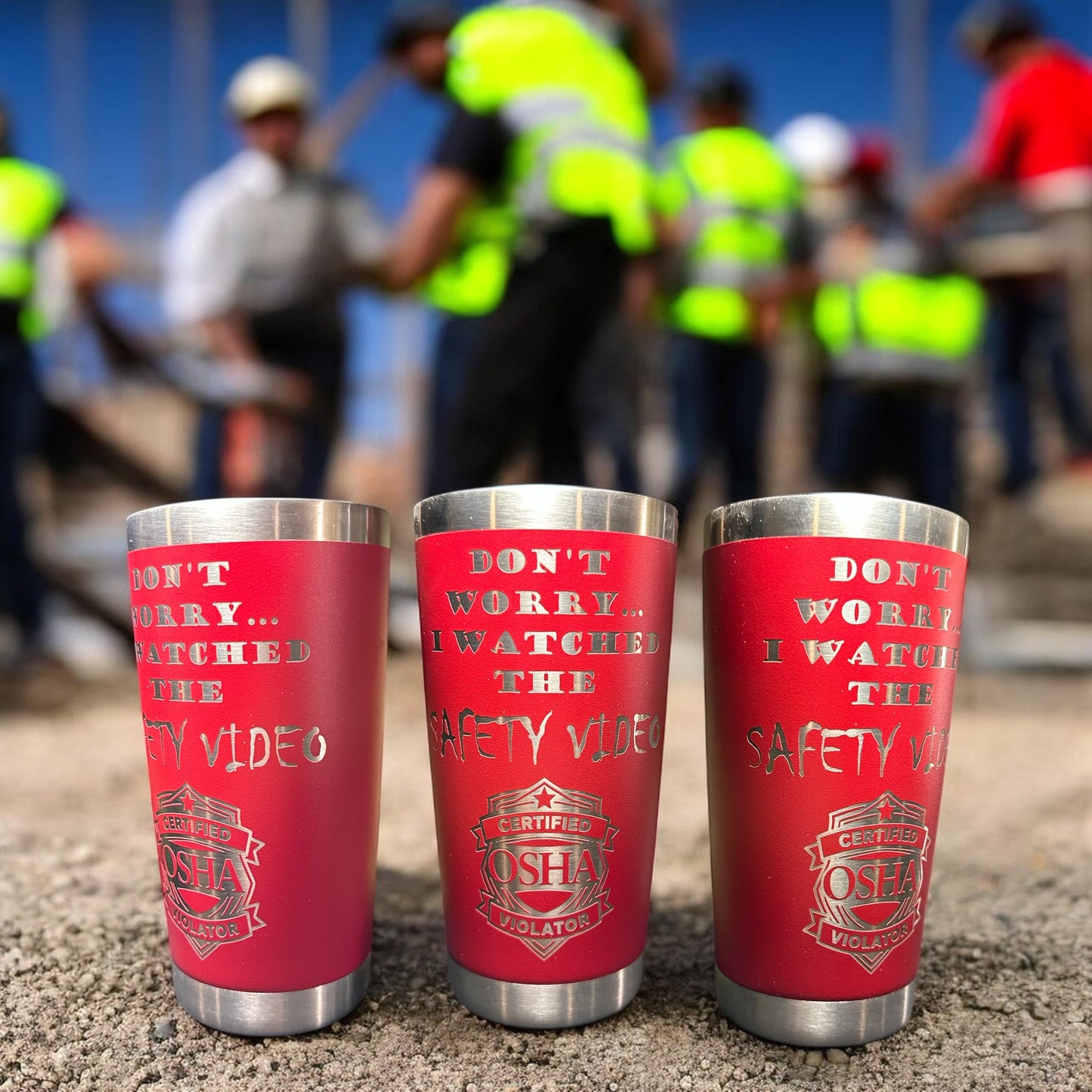 I Watched the Safety Video ENGRAVED 20oz unbranded Tumbler