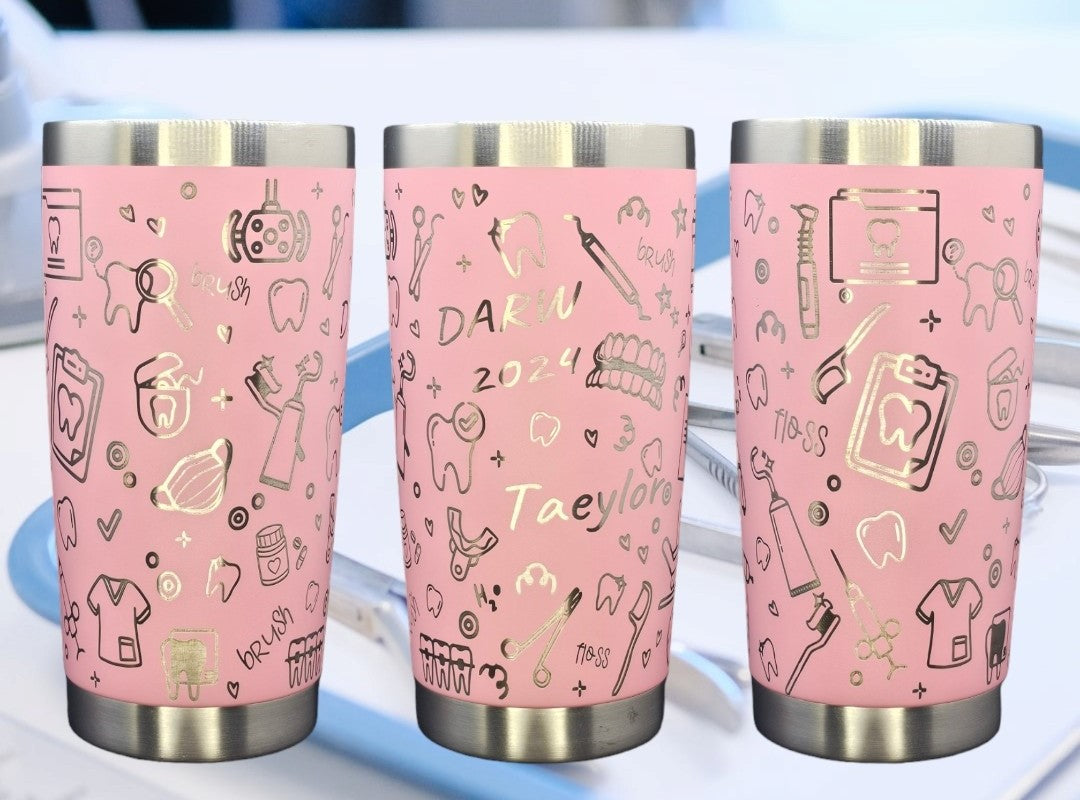 2024 DARW - Dental Doodle ENGRAVED Tumbler