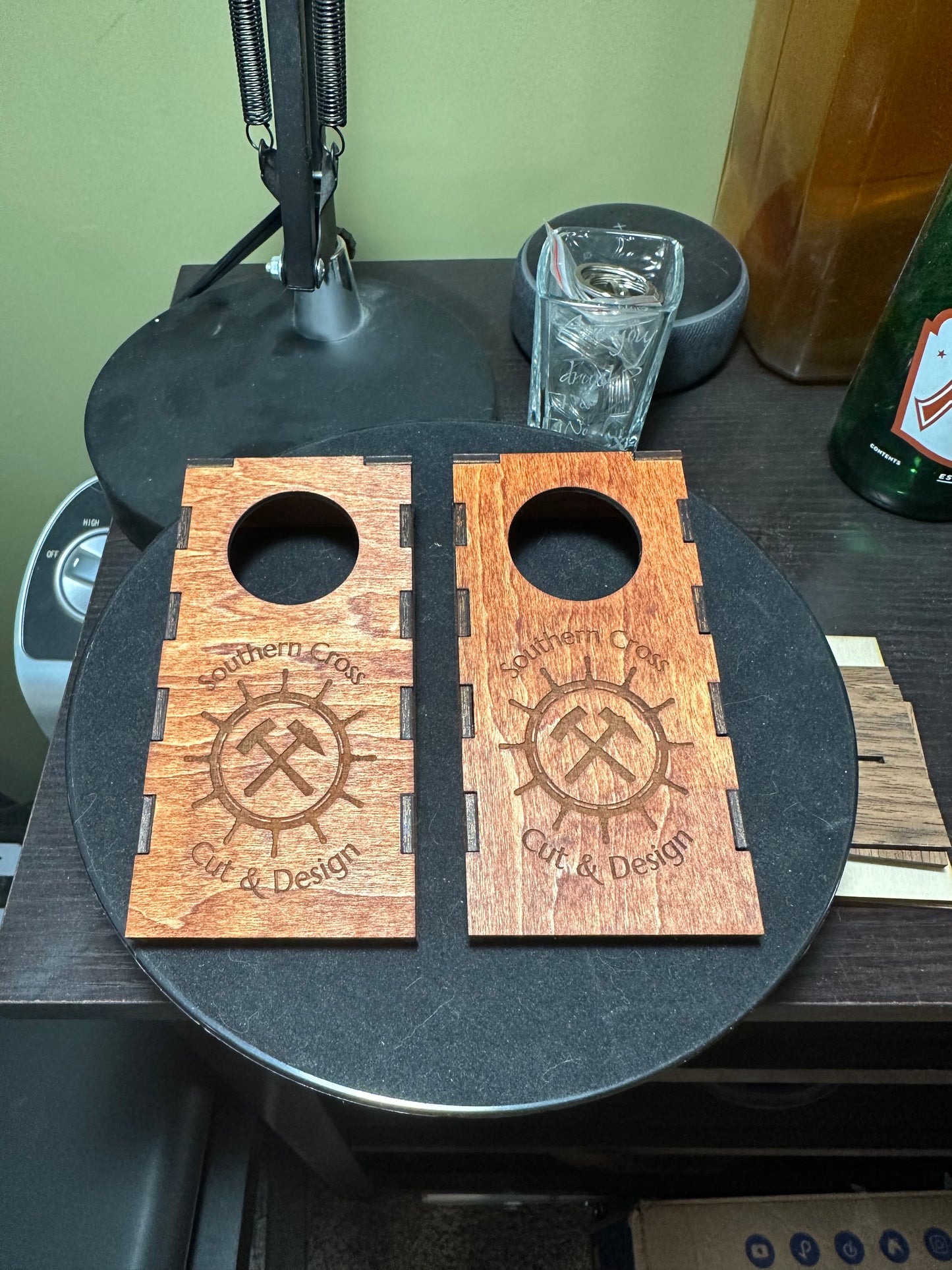 Tabletop Wooden Cornhole Boards